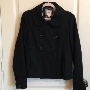 TULLE♠️DOUBLE BREASTED SHORT COAT Size Large